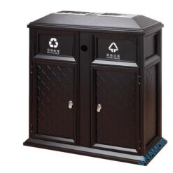 Thùng rác đôi ngoài trời kiểu cổ điển DA-200F