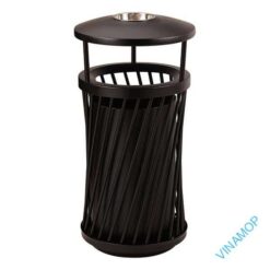 Thùng rác ngoài trời kiểu cổ điển có mái che DA-32B