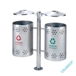 Thùng rác inox treo đôi DA-58Q
