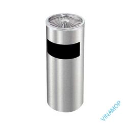Thùng rác trụ tròn nắp lưới hoa DB-19B