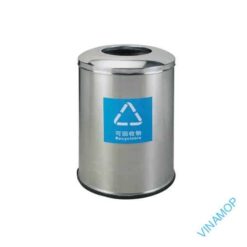Thùng rác trụ tròn lớn nắp vòm DB-34P