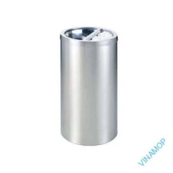Thùng rác trụ tròn nắp bán nguyệt DB-35Y