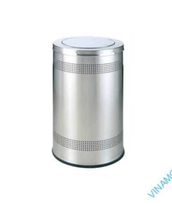 Thùng rác trụ tròn nắp lật loại lớn DB-35Z