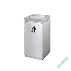 Thùng rác thân trụ vuông nắp lật DB-41