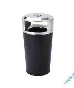 Thùng rác tròn V Shape có gạt tàn DB-48DB