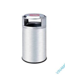 Thùng rác trụ tròn 2 cửa nhận rác DB-48E