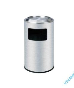 Thùng rác trụ tròn nắp lật và trượt mở DB-48G