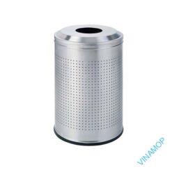 Thùng rác trụ tròn nắp vòm miệng hở DB-48O