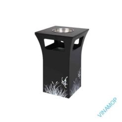Large Four Opening Square Dustbin DB-49