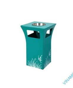 Alternative view of Large Four Opening  Square Dustbin DB-49