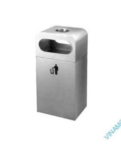 Thùng rác trụ vuông hai cửa DB-53