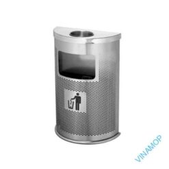 Semi-Round Wall Side Dustbin  DB-55
