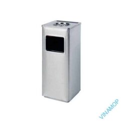 Thùng rác trụ vuông lớn có gạt tàn DB-90B