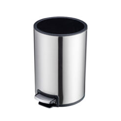 Thùng rác inox nắp phẳng đạp chân 12L