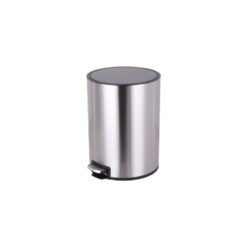 Thùng rác inox nắp phẳng đạp chân 5L