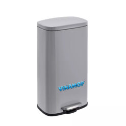 Thùng rác chữ nhật đạp chân inox màu 12L