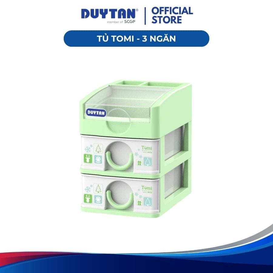Tủ Tomi 3 ngăn (1)-Đủ màu - Duy Tân