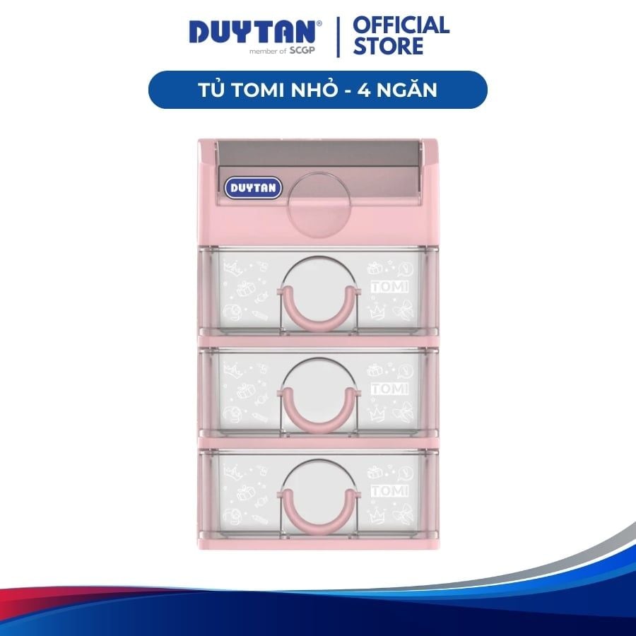 Tủ Tomi 4 ngăn - Đủ màu Duy Tân